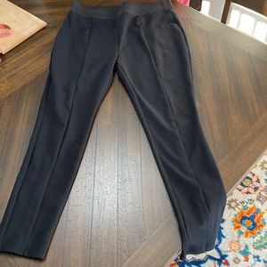Banana Republic black leggings with pockets sz L